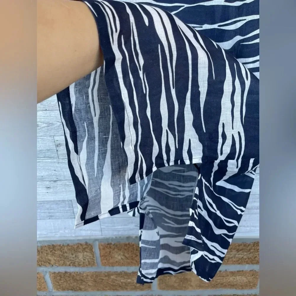 AVERARDO BESSI
Linen mid-length Zebra dress size 8 - Picture 12 of 16